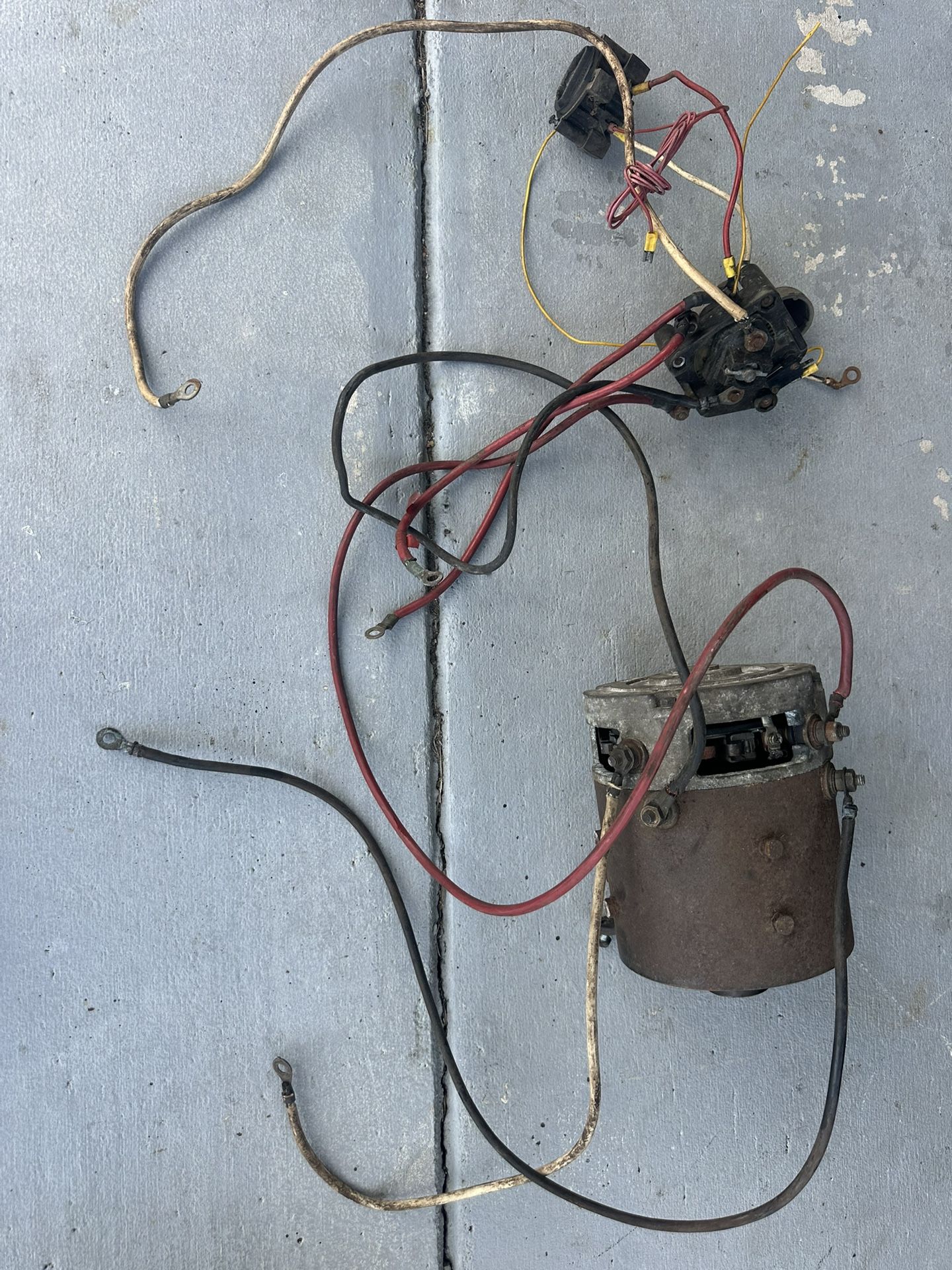 Golf Cart Motor, Charger Port, & F/R Switch