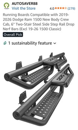 New Ram 2 Stair Running Boards