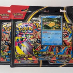 Pokemon Mega Evolution 3 Pack Blister Psyduck
