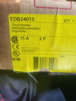 SCHNEIDER ELECTRIC SQUARE D EDB24015 CIRCUIT BREAKER DISYUNTOR