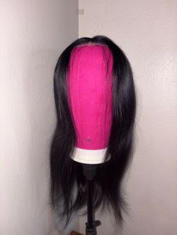 6x4 HD Lace Wear and Go Glueless Wig Human Hair Pre-Plucked, Pre-Cut Lace Glueless Wigs, Straight No Glue Lace Front Closure Wig, 200% Density, 24 inc