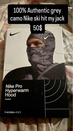 Nike ski mask grey camo 100% authentic from Nike