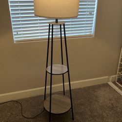 Lamp With Shelves