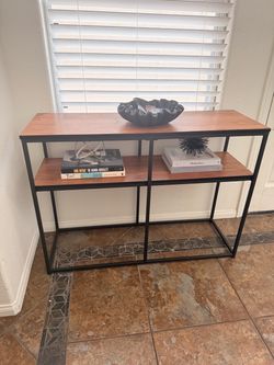 Wood Console Table