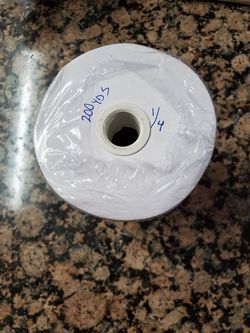 Elastic 1/4 White 200 yds