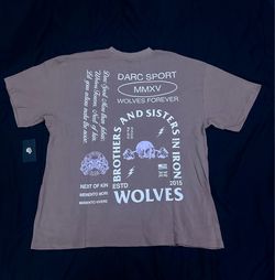 Darc Sport “Wolves Forever” Brown Tee