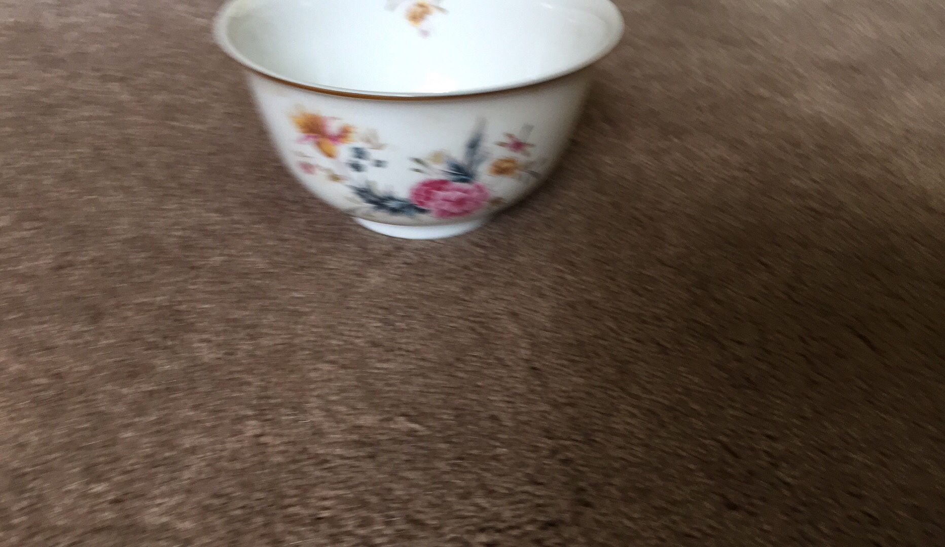 Antique glass bowl from Avon