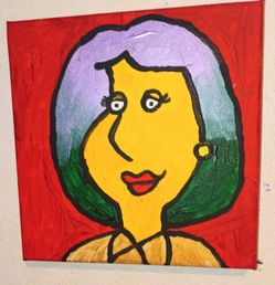 Painting of Lois from Family Guy