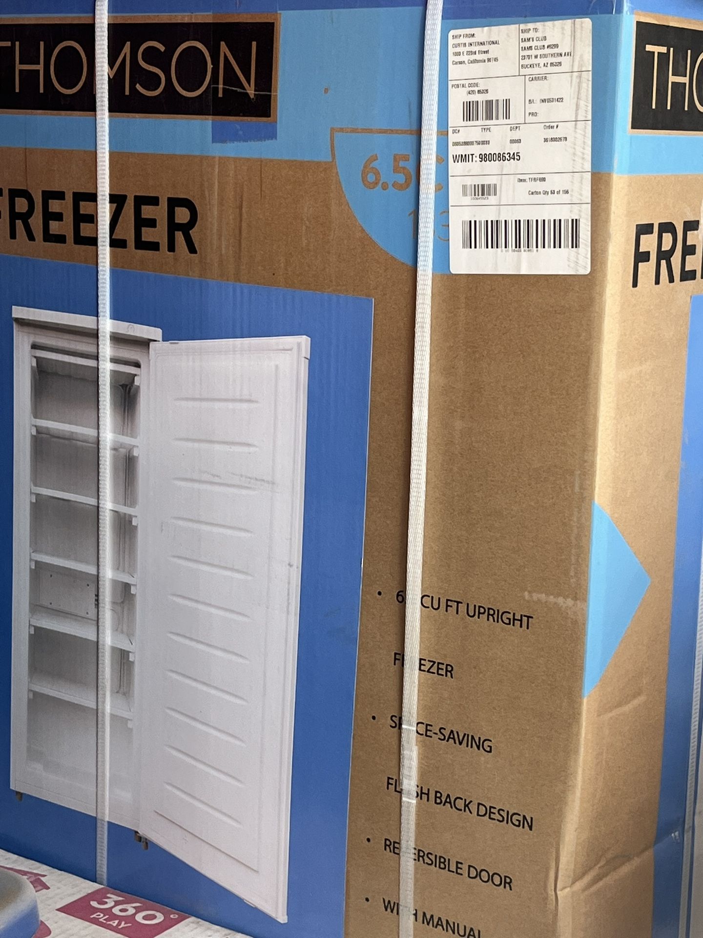 New In Box Freezer 6.5
