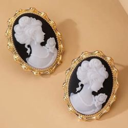 🔥CLASSY CAMEO EARRINGS 😍PRE-ORDER