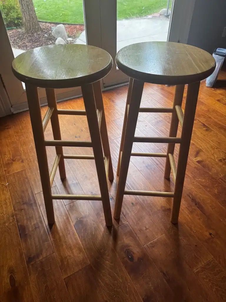 Wooden Bar Stools