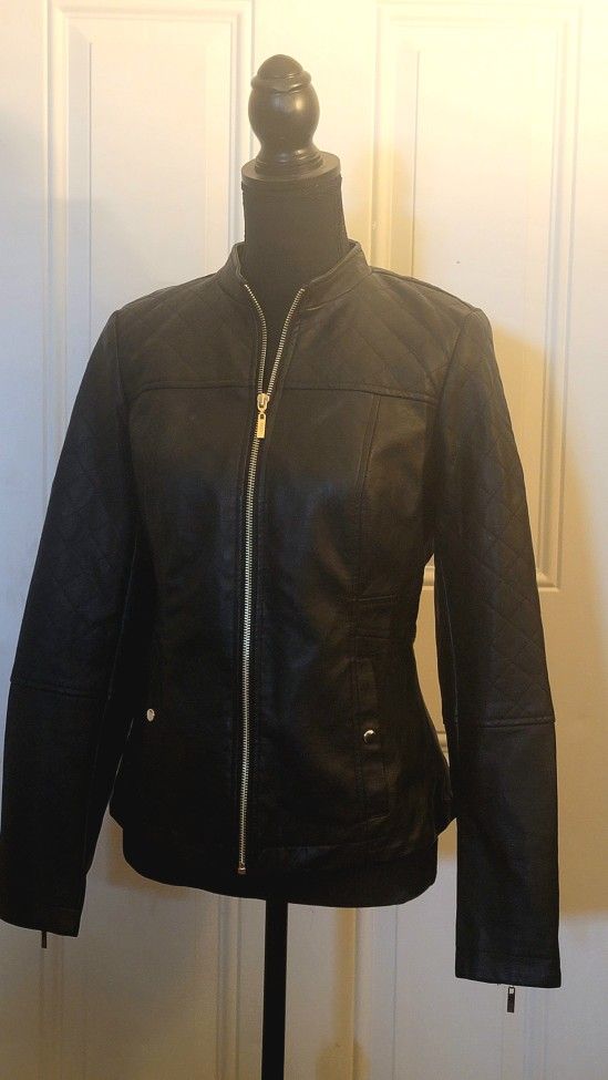 Brand New Guess Faux Leather Jacket/ Small
