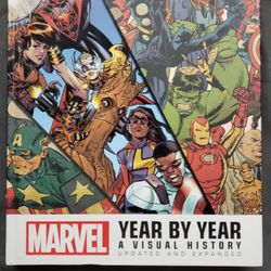 Marvel "Year By Year: A Visual History" 2018 Penguin Random House Hardcover