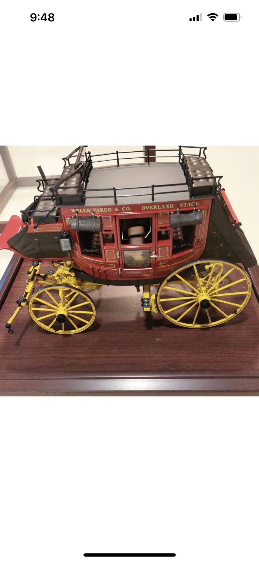 Wells Fargo Collectors Stagecoach