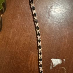 Silver Bracelet Plated With Gold