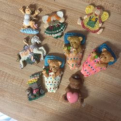 Cute Teddy Bear Horse Angel Baby shower Magnets Souvenirs 50+ Pieces