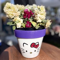 Hello Kitty Flower Pot