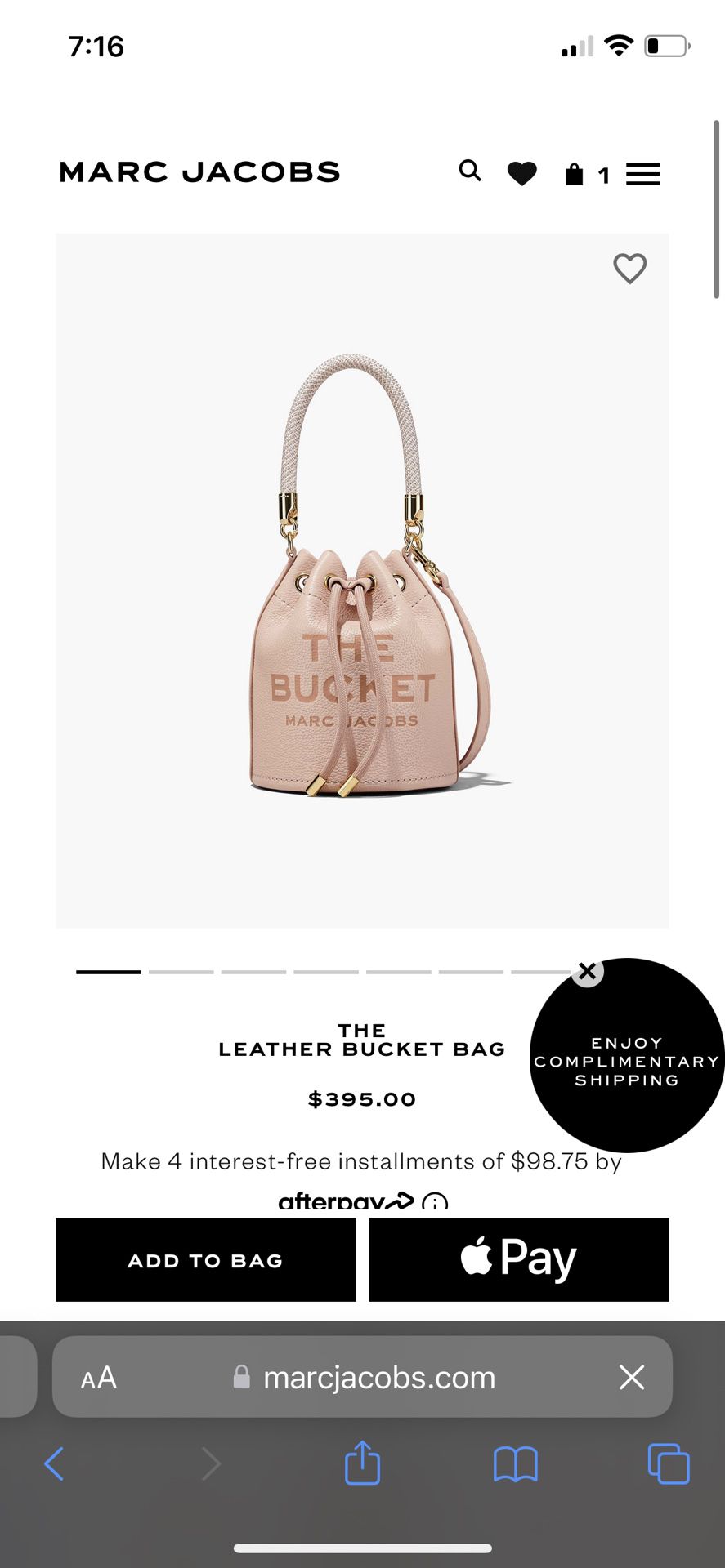 The Bucket Bag Authentic Marc Jacobs for Sale in Houston, TX - OfferUp