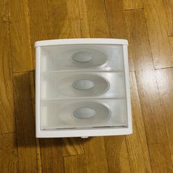 Sterilite 3 Drawer Unit Plastic, White. 