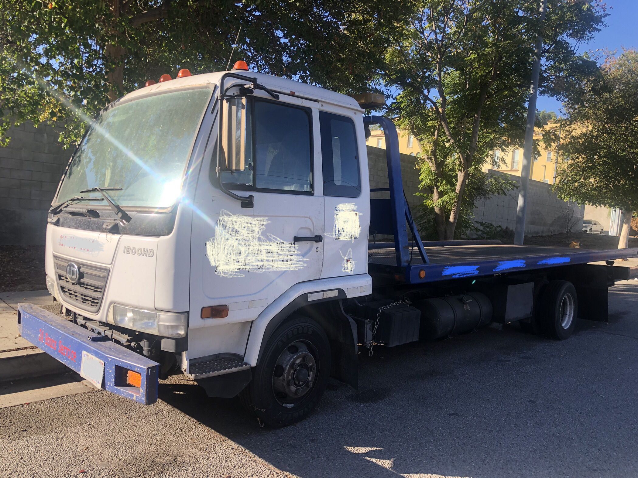 Rollback Flatbed Tow Truck 