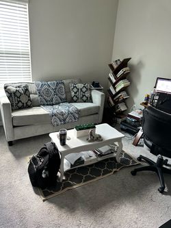 Loveseat w/ Mattress & Coffee Table