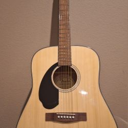 Fender CD-60S Dreadnought Left-Handed Acoustic Guitar - Only