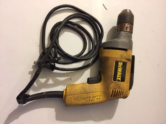 Dewalt Corded Power Drill (3/8” Chuck). Works great! Needs a new cord
