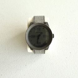 Nixon Corporal Watch – Gunmetal Grey w/ Grey Denim Band