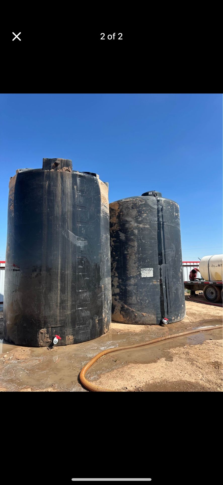 5,000 Gallon water Tank
