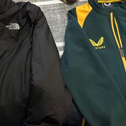 North Face Jacket And Wolver Hamptons Soccer Jacket 