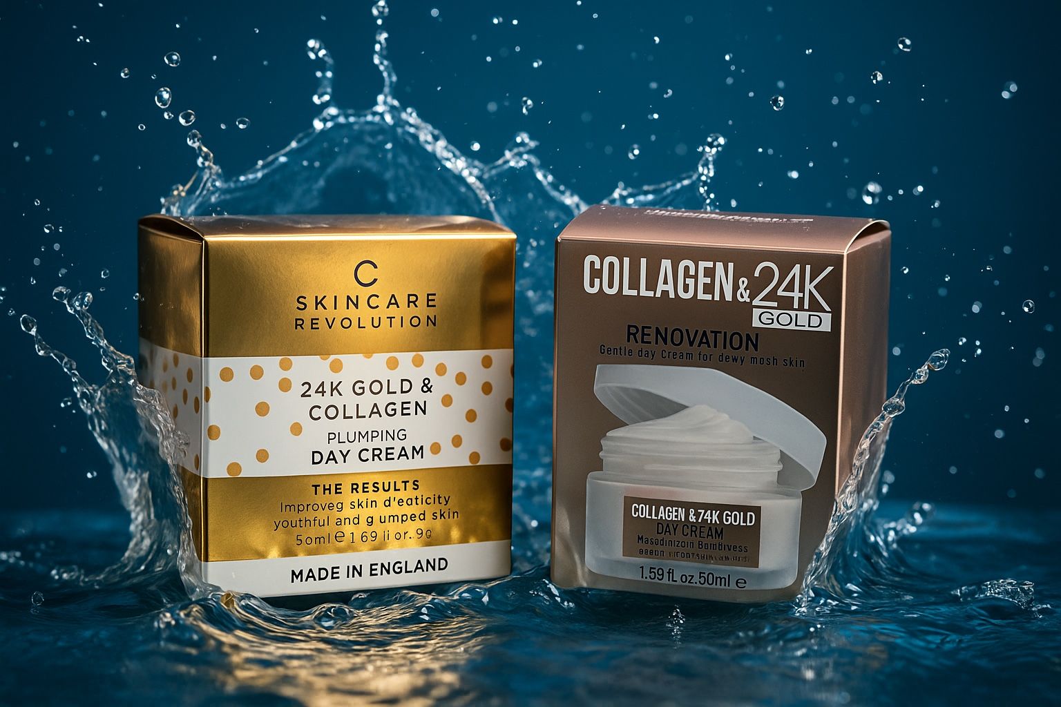 24K Gold Collagen Night And Day Cream