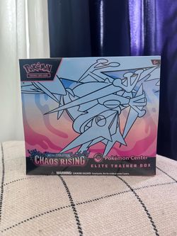 Chaos Rising Pokemon Center Elite Trainer Box