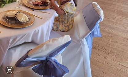 90 Ivory Banquet Chair Covers