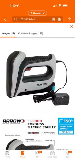 Cordless staple gun