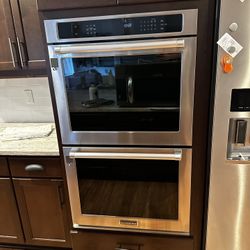 KitchenAid Microwave  With Fan + Dual ovens