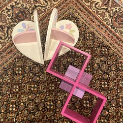 3 Decorative Wall Shelves For Girls Room