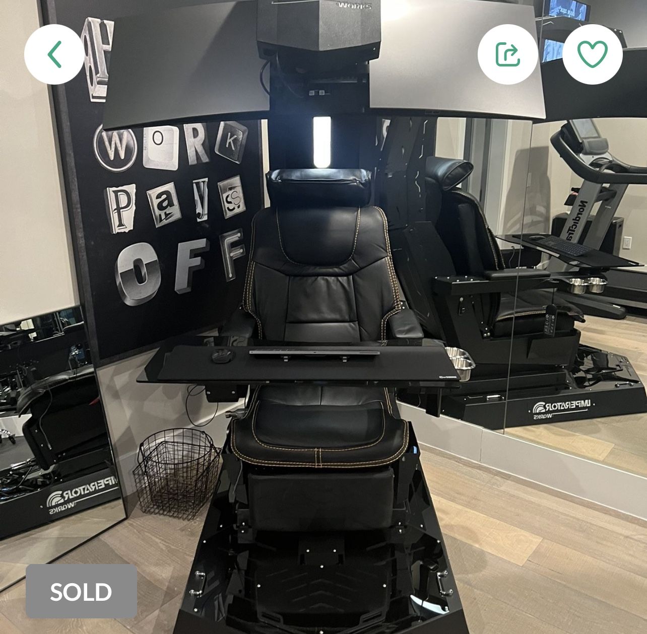 Imperatorworks IWR1 Zero Gravity Workstation for Sale in Scottsdale, AZ