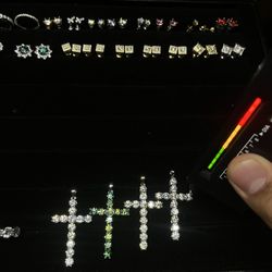 Diamond cross pendant 