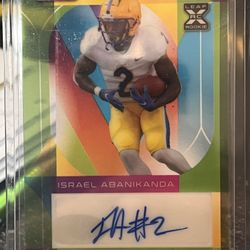 1/1 Auto Israel Abanikanda 