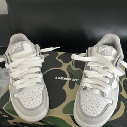 A Bathing Ape Sk8 Sta Grey