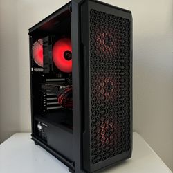 RGB Red Gaming PC i7 GTX 1080 