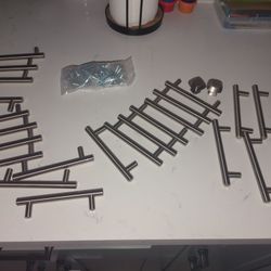 32 Metal Cabinet Handles 3 3/4 Inches 