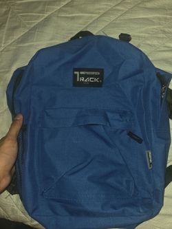 Small blue backpack