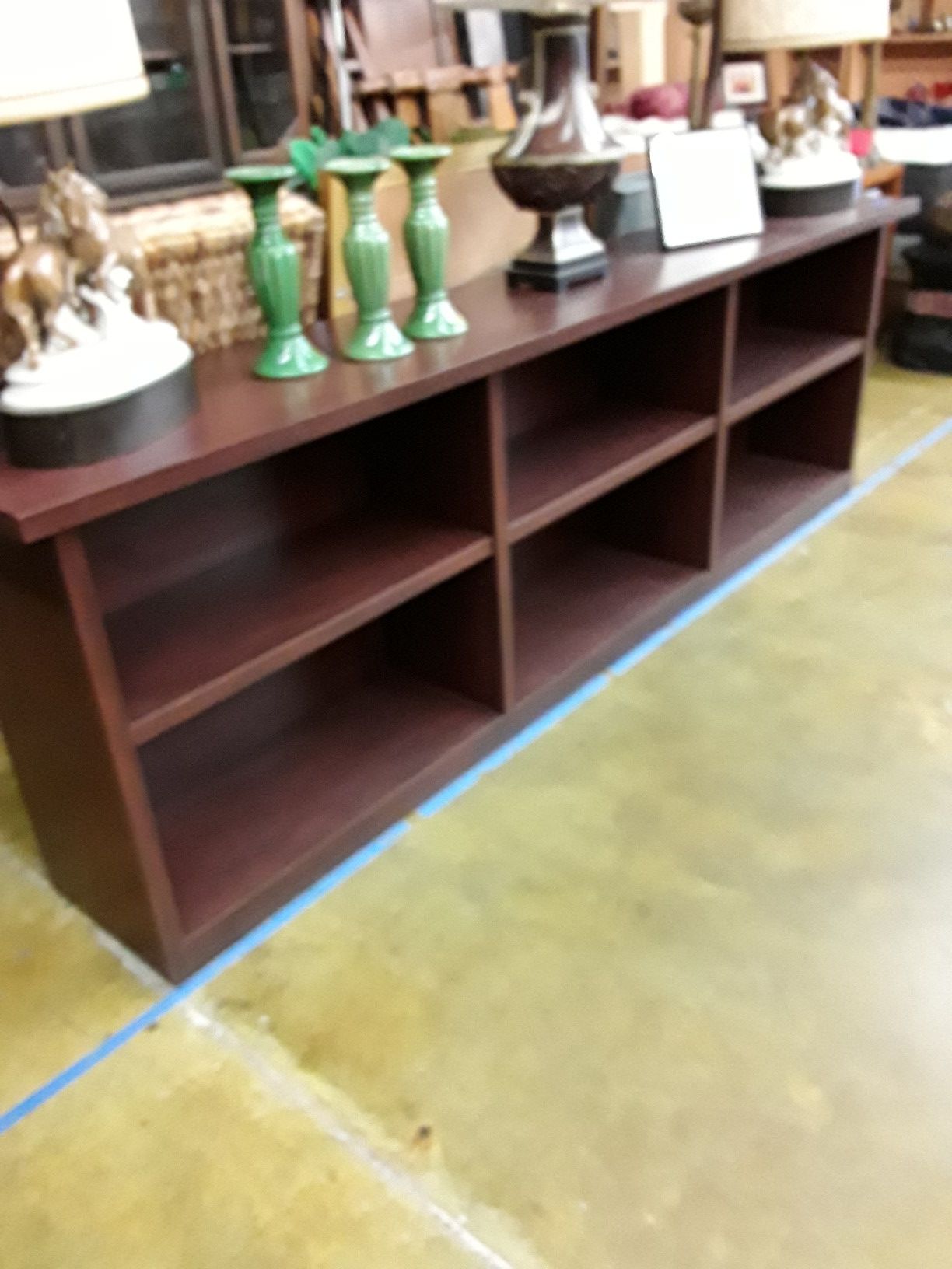 2 sizes of lighted bookcases