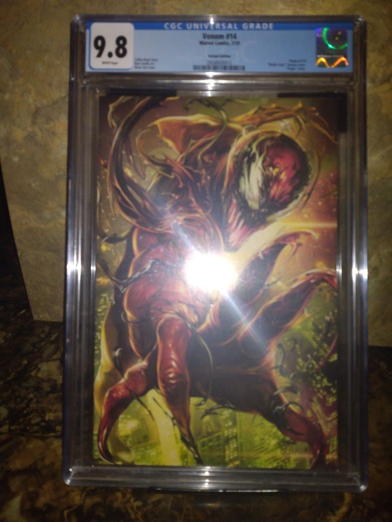 Venom 14# Variant Comic Book Cgc Graded 9.8