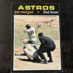 JOE MORGAN 1971 Topps # 264 vintage baseball card