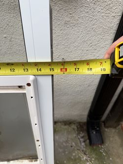 Sliding glass dog door