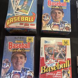Donruss Baseball Card Packs.