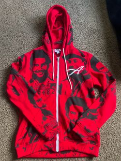 Red asaali zip up
