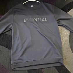 Navy Blue Essential Fear Of God Crew Neck Size Medium 